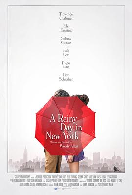 纽约的一个雨天 海报